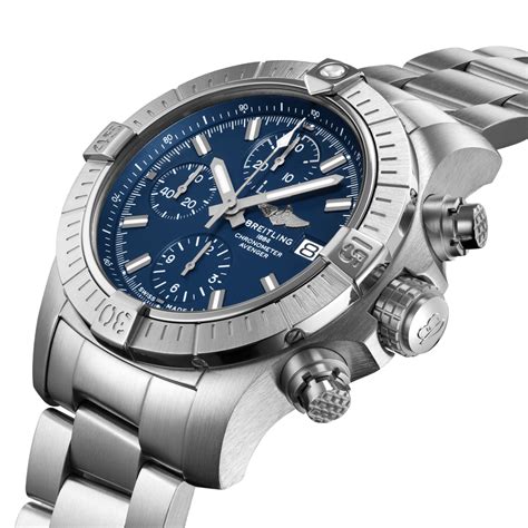 setting date in breitling watch|avenger Breitling watch set time.